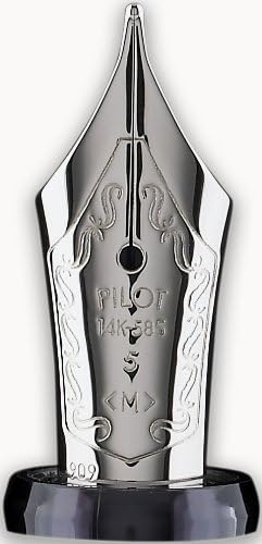 PILOT Custom 74 Fountain Pen, Clear Barrel, Medium Nib (60555)