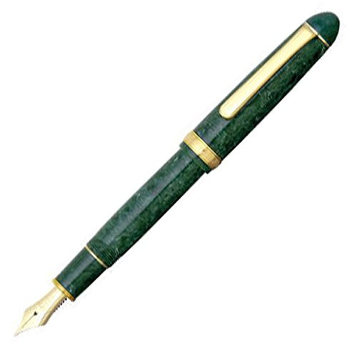 Platinum #3776 Celluloid #45 Emerald PTB-30000S Fountain Pen M