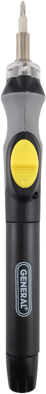 General Tools Cordless Lighted Power Precision Screwdriver #502 - Super-Torque Drive for Electronics, and DIY Crafts