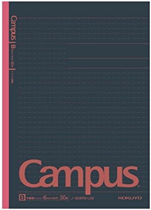 Kokuyo Campus Todai Series Pre-Dotted Notebook, Semi B5 Pre-Dotted-Line 30 Sheets - 60 Pages, Pack of 5 Limited Dark Colors 5 Notebooks (6mm)