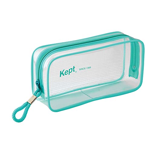 Kept Raymay Fujii KPF902H Pencil Case, Clear Pen Pouch, Light Blue