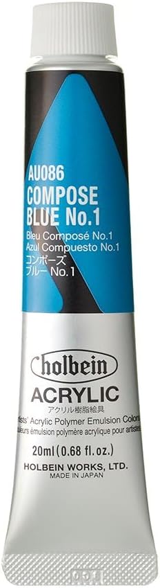 horubein Acrylic Paint Acrylic Color konpo-zuburu- # 1 au086 20ml (6 # # # #)