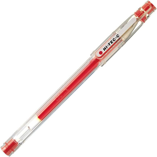 PILOT Gel Ballpoint Pen, Hi-Tec-C 03, Extra Fine, Red (LH-20C3-R)