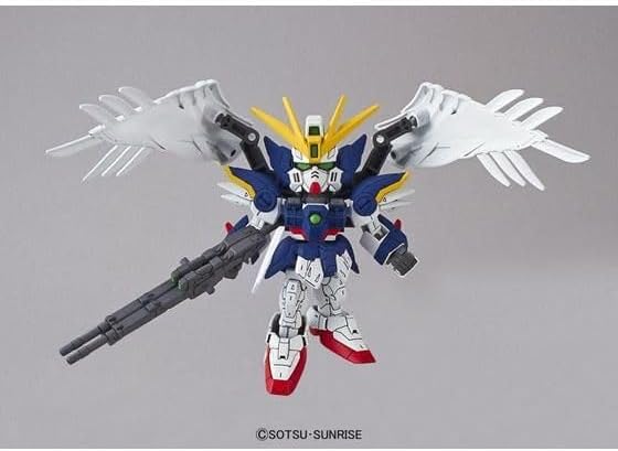 Bandai Hobby - Gundam Wing: Endless Waltz - 004 Wing Gundam Zero (EW) SD EX-Standard Model Kit