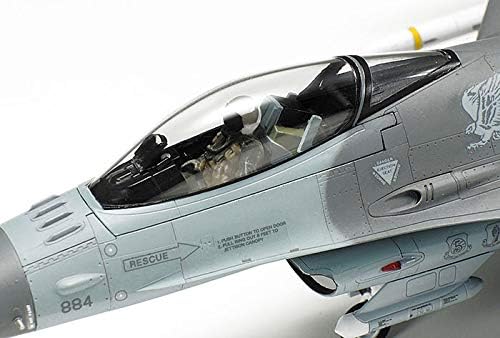 Tamiya Models Block 50 Fighting Falcon with Full Equipment Model Kit, Grey, Small