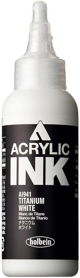 horubein Liquid Acrylic Resin Paint Acrylic Colors Titanium White ai941 15941 100ml