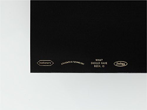 Nitoms S4102 STALOGY Notebook, B5, Squared, 365 Days Notebook, Black
