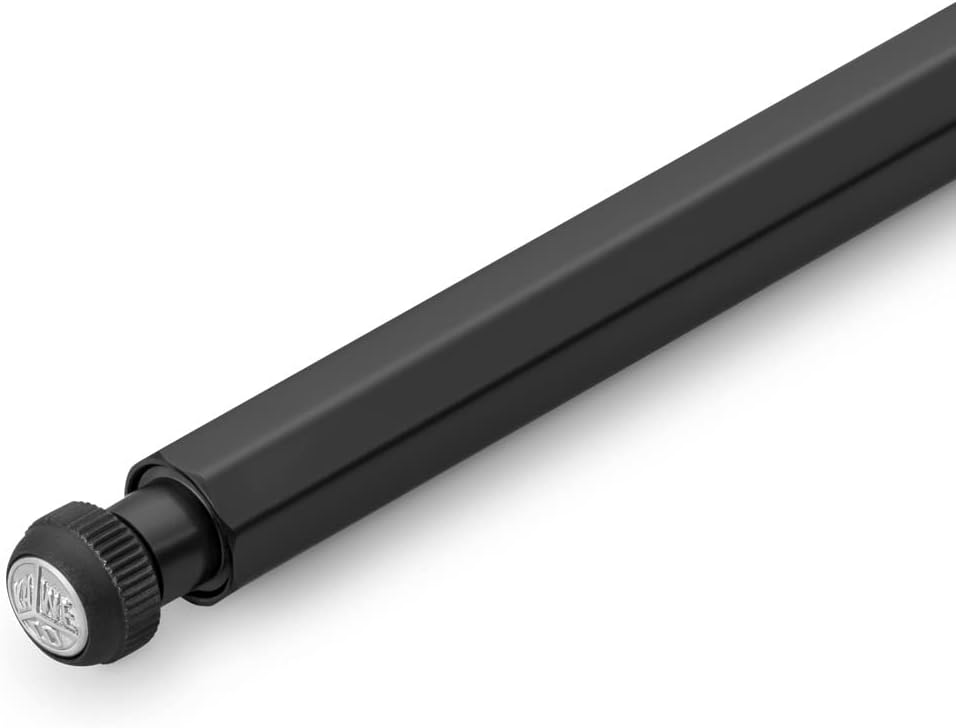 Kaweco Special Mechanical Pencil Black 0.5 mm I Lead Pencil Made of Aluminium I Push Lead Pencil 14 cm I Refillable Pencil with Eraser
