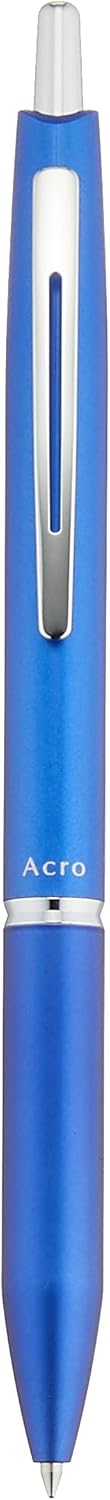 PILOT Oil Based Ballpoint Pen, Acro 1000 Pack, 0.7mm, Metallic Blue, BAC-1SF-ML