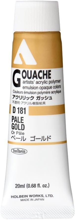 Holbein Acryla Gouache - Pale Gold