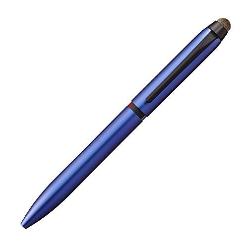Mitsubishi Pencil SXE3T18005P9 3 Color Ballpoint Pen & Stylus Jetstream Stylus Rotation Type 0.5 Navy Easy Writing