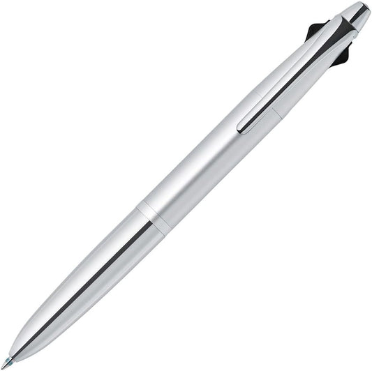ZEBRA P-B3A12-S 3 Color Ballpoint Pen, Filare 3C, 0.03 inches (0.7 mm), Silver