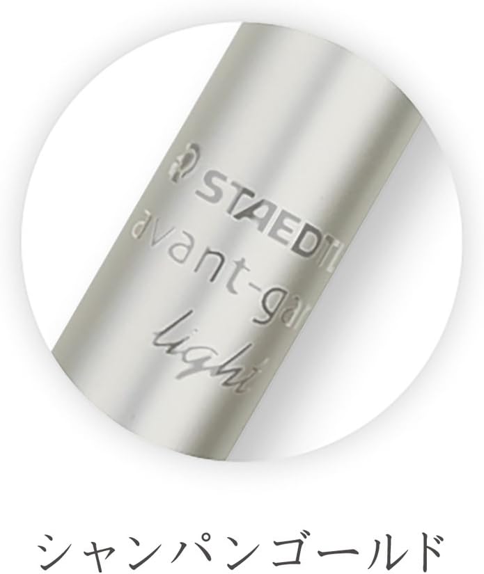 Staedtler Multi Function Avant Grade Light Champagne Gold, Red Ink Ballpoint Pen Plus 0.5mm Mechanical Pencil (927AGL-G)