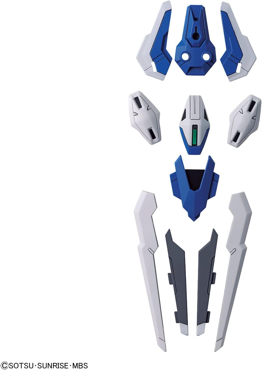 Bandai Hobby - Mobile Suit Gundam: The Witch from Mercury - #19 Gundam Aerial Rebuild, Bandai Spirits HG 1/144 Model Kit,Blue