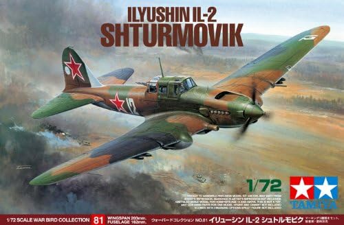 Tamiya America, Inc 1/72 Ilyshin Il-2 Shturmovik Aircraft, TAM60781