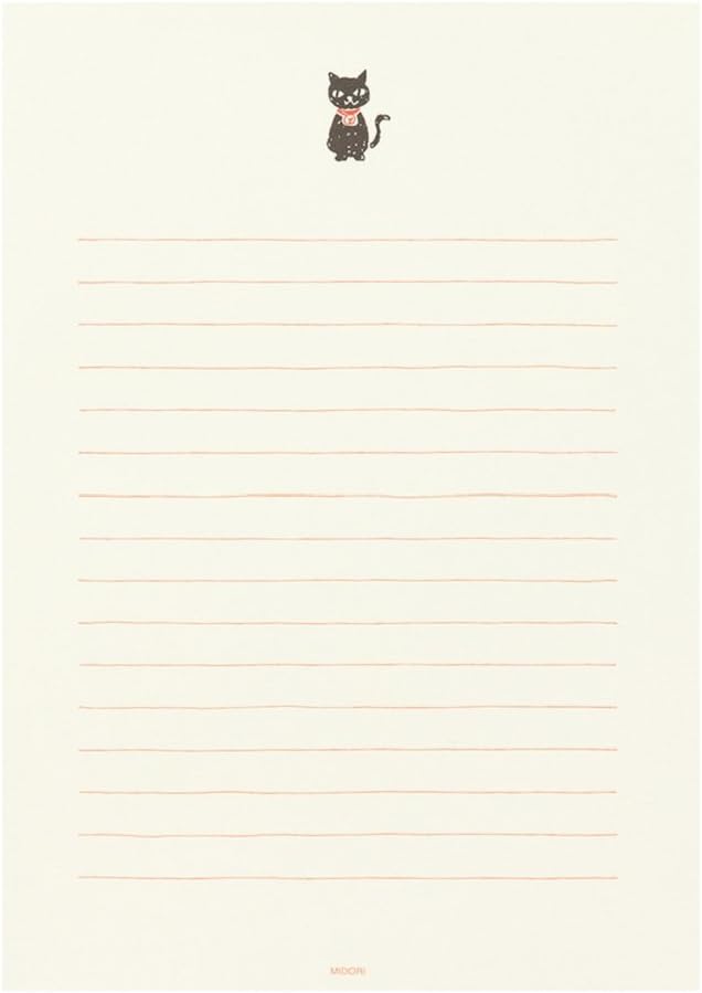 Midori Paper Letter Happy Clover Pattern