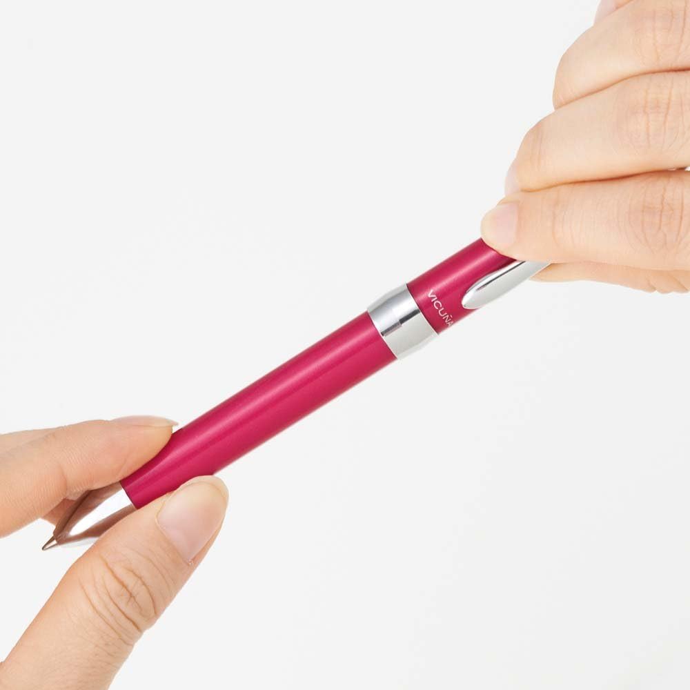 Pentel Multi Function Pen Vicuna Ex, Fine Ballpoint Pen and 0.5mm Mechanical Pencil, Pink (BXW1375P)