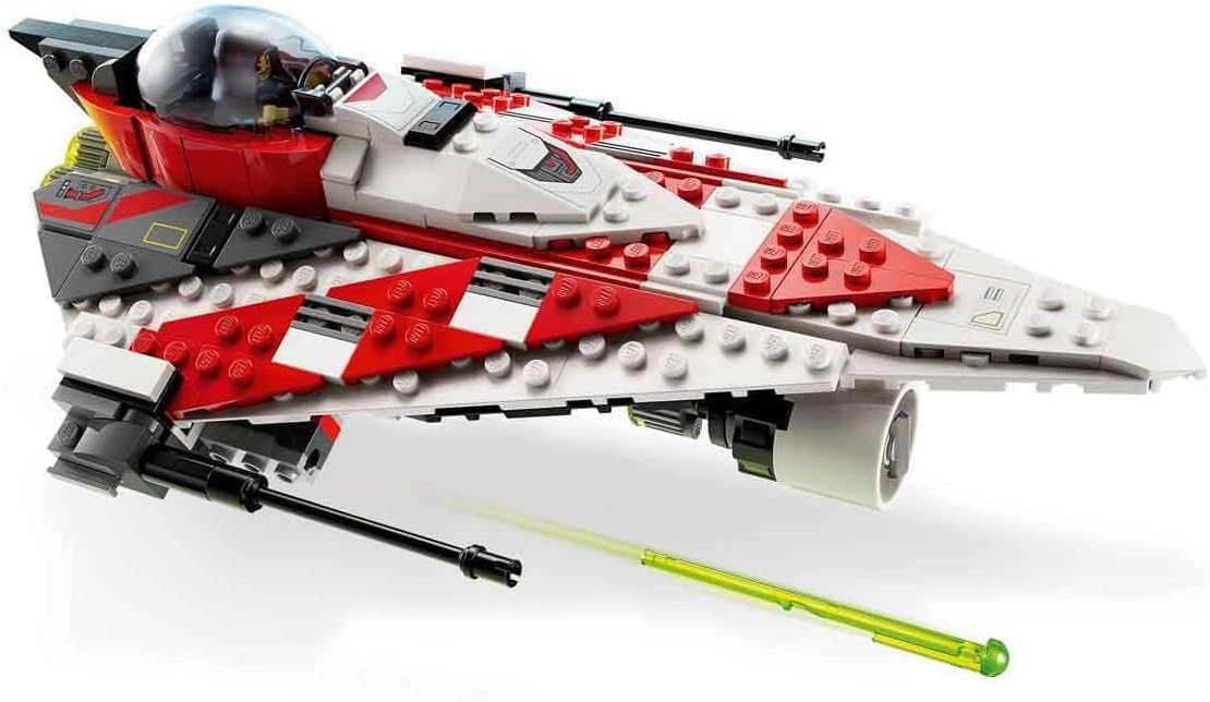 LEGO Star Wars Jedi Bobs Star Hunter Building Toy Star Ship Stones Popular Character Birthday Gift for Boys Girls and All Fans from 8 Years 75388