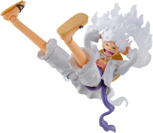 TAMASHII NATIONS - One Piece - Monkey D. Luffy -GEAR5-, Bandai Spirits S.H.Figuarts Action Figure