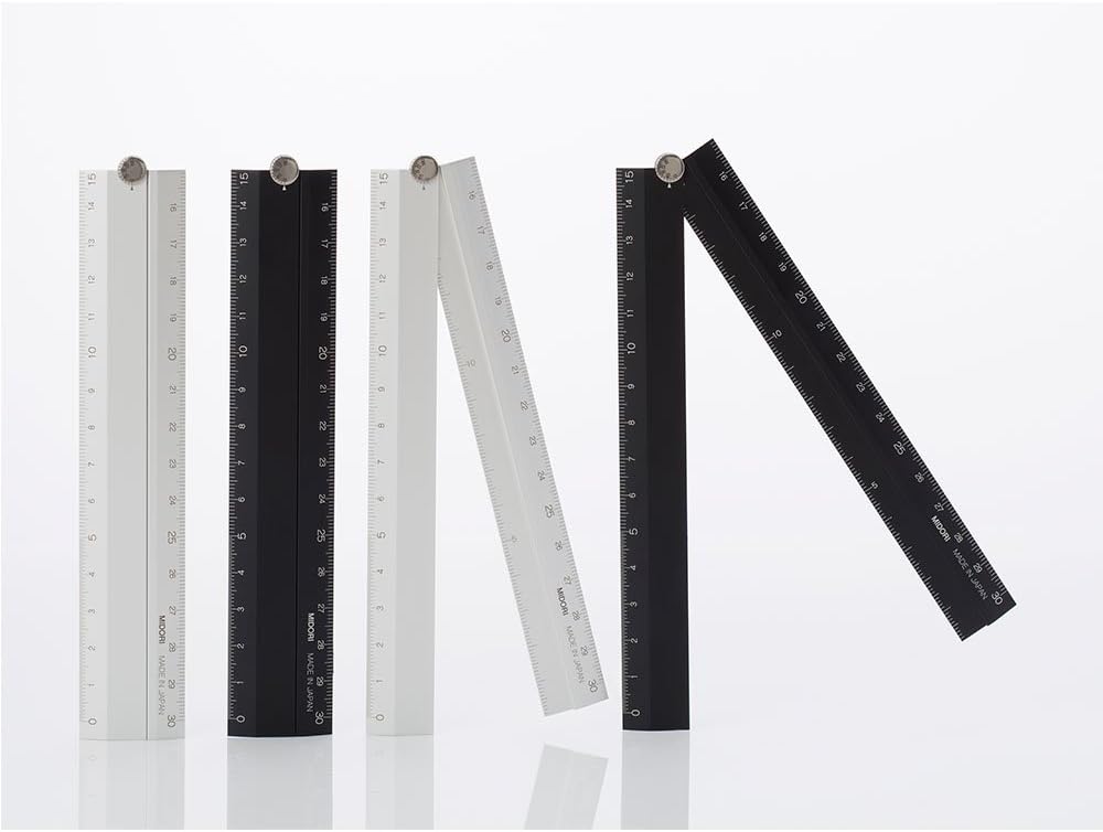 Midori Multi Aluminium Ruler 30cm Silver (42253006)