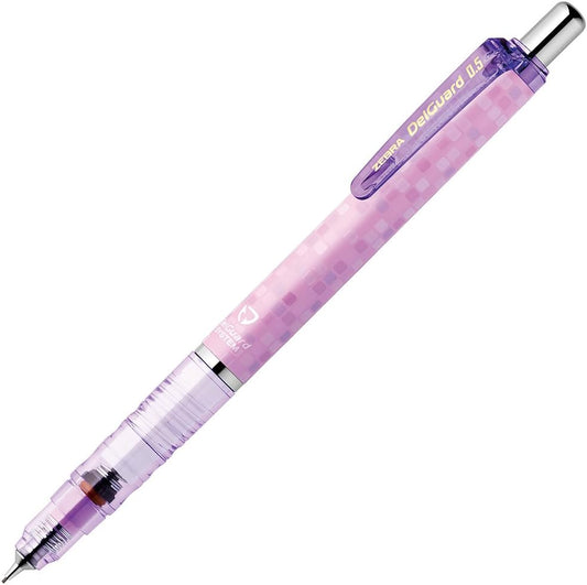 ZEBRA Mechanical Pencil DelGuard 0.5mm, Square Violet Body (P-MA85-SQV)