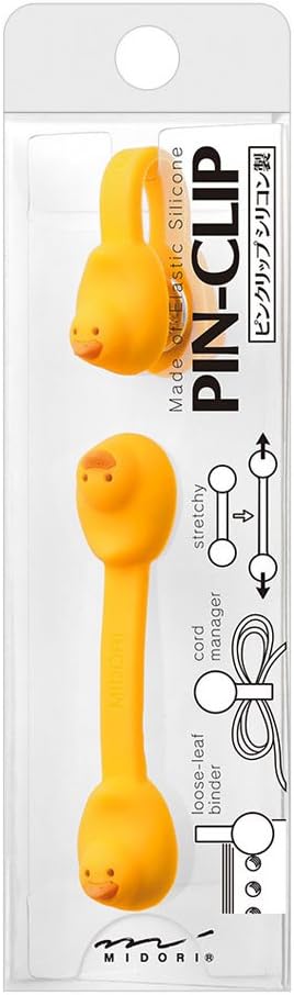 Midori Silicone Band, Pin-Clip, Duck (43036006), Yellow