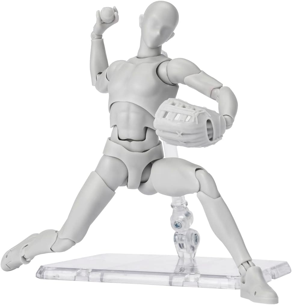 TAMASHII NATIONS - Body-Kun -Sports- Edition DX Set (Gray Color ver.), Bandai Spirits S.H.Figuarts Action Figure