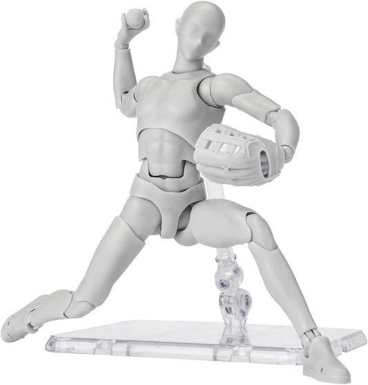 TAMASHII NATIONS - Body-Kun -Sports- Edition DX Set (Gray Color ver.), Bandai Spirits S.H.Figuarts Action Figure