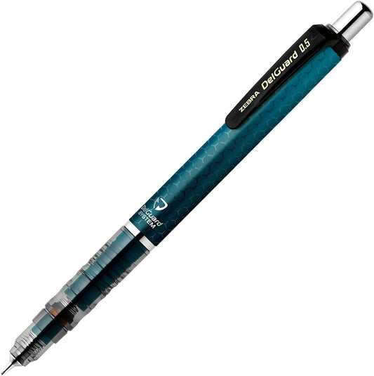 ZEBRA Mechanical Pencil DelGuard 0.5mm, Honeycomb Green Body (P-MA85-HG)