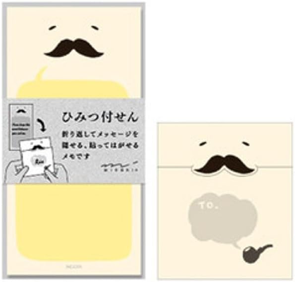 Midori 11766006 Secret Paper with Beard Pattern