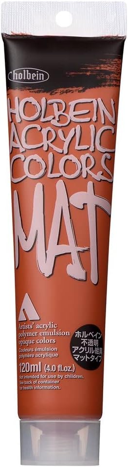 Holbein Acrylic Colors Mat Burnt Sienna (A)