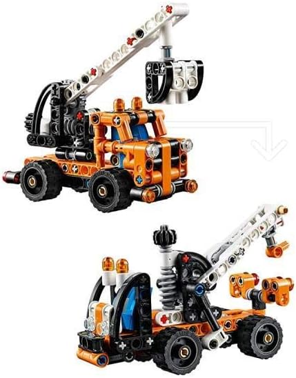 Lego Cherry Picker Toy Truck, 2 in 1 Model, Tow Truck, Construction Vehicle Toys for Kids