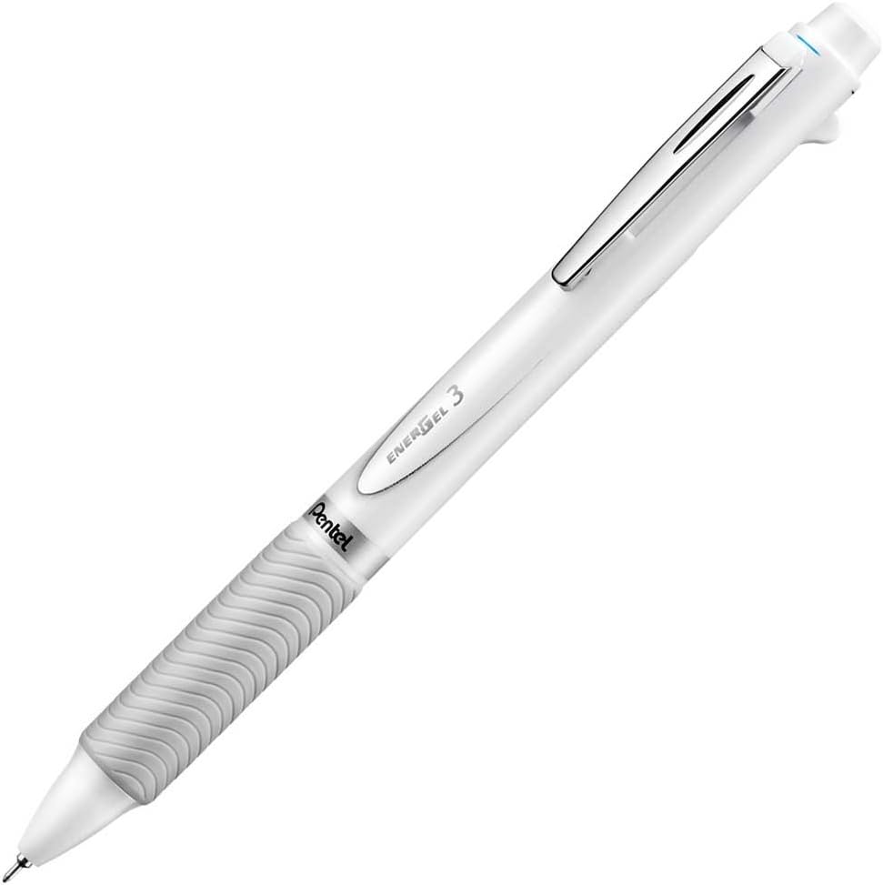 Pentel Multi-Color Gel Ballpoint Pen Energel, Black/Red/Blue (XBLC35W)