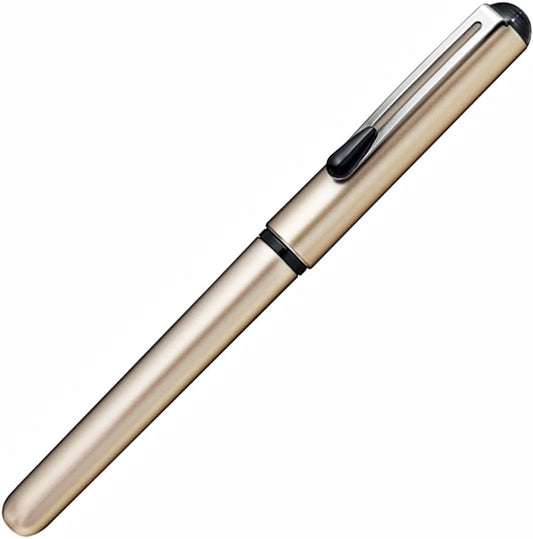 Pentel Portable Fude Brush Pen, Kirari, Gold Body (XGFKPX-A)