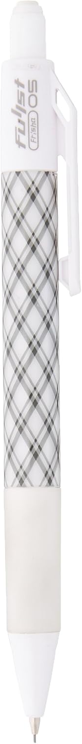 ZEBRA Mechanical Pencil, Fullst, 0.5mm, Plaid White (MA72-CHW)