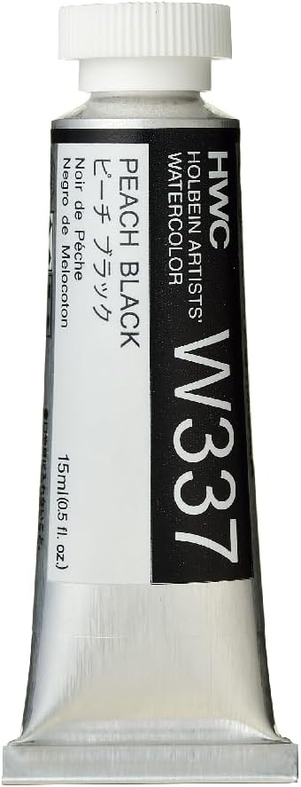 horubein Transparent Watercolor Paint Peach Black W337 15ml (5 # # # #)