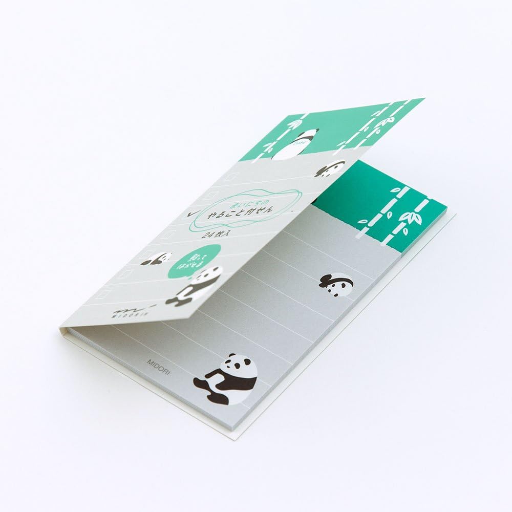 Midori 11309006 Doing Paper Panda Pattern