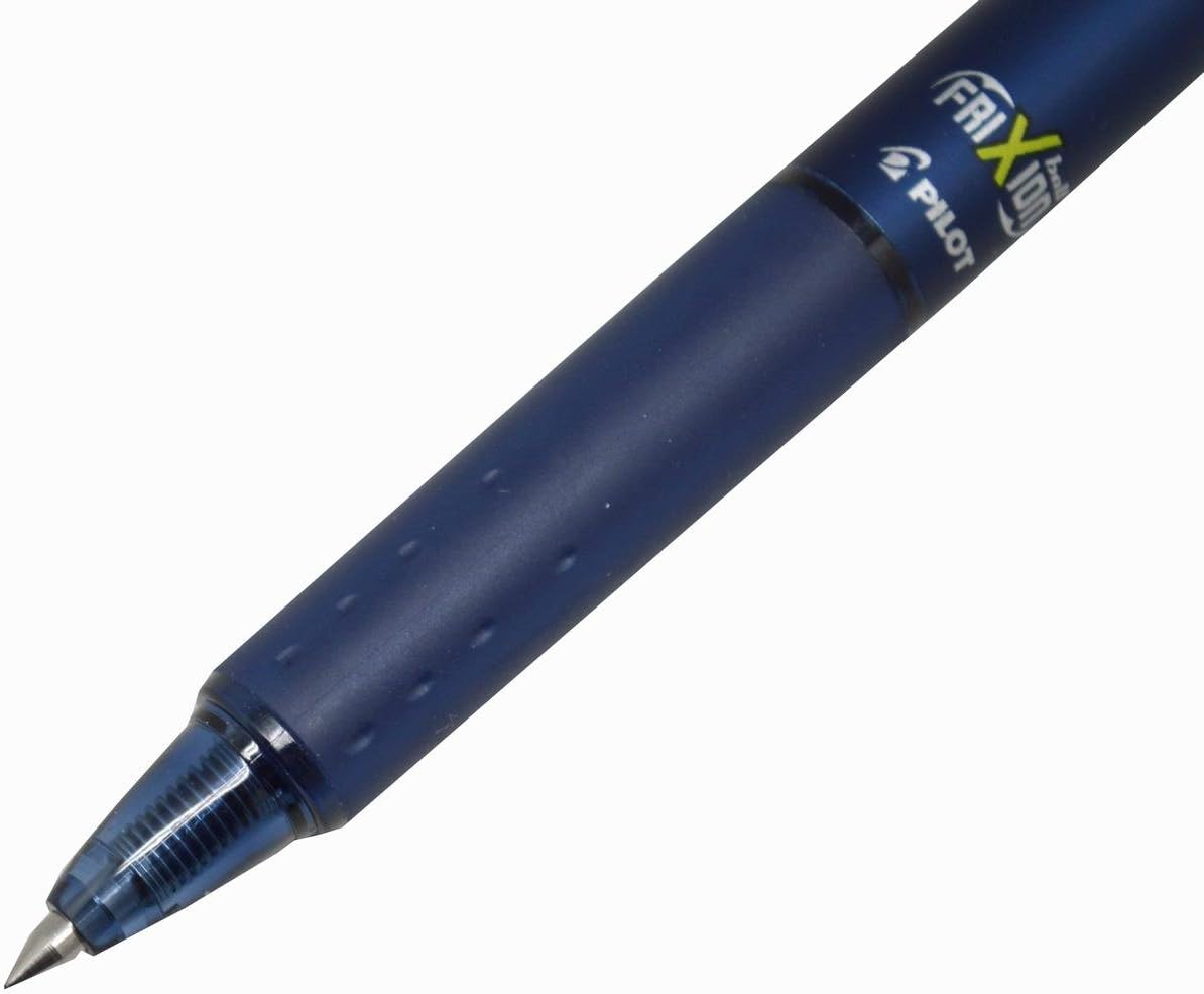 PILOT Frixion Ball Knock 05 Ballpoint Pen, Black Blue (LFBK-23EFBB)