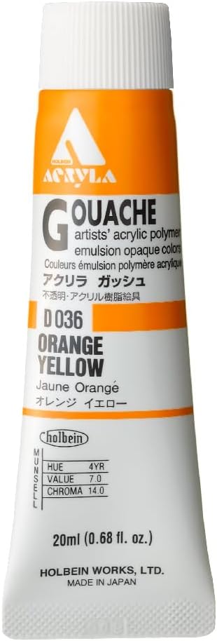 Holbein Acryla Gouache - Orange Yellow