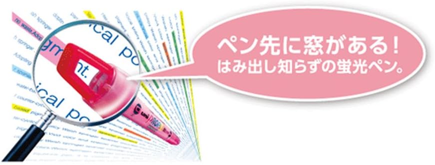 Mitsubishi Pencil Highlighter, Propus Window, PUS102T.2, Yellow, 10 Count