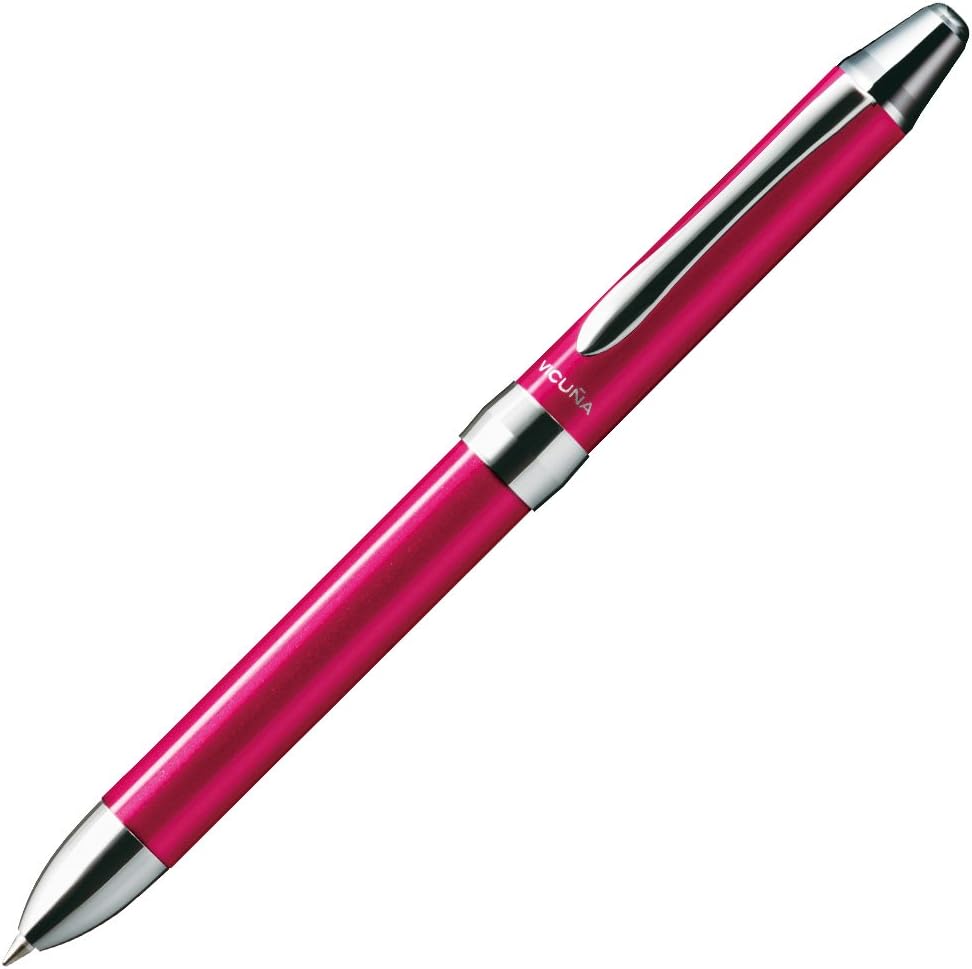 Pentel Multi Function Pen Vicuna Ex, Fine Ballpoint Pen and 0.5mm Mechanical Pencil, Pink (BXW1375P)