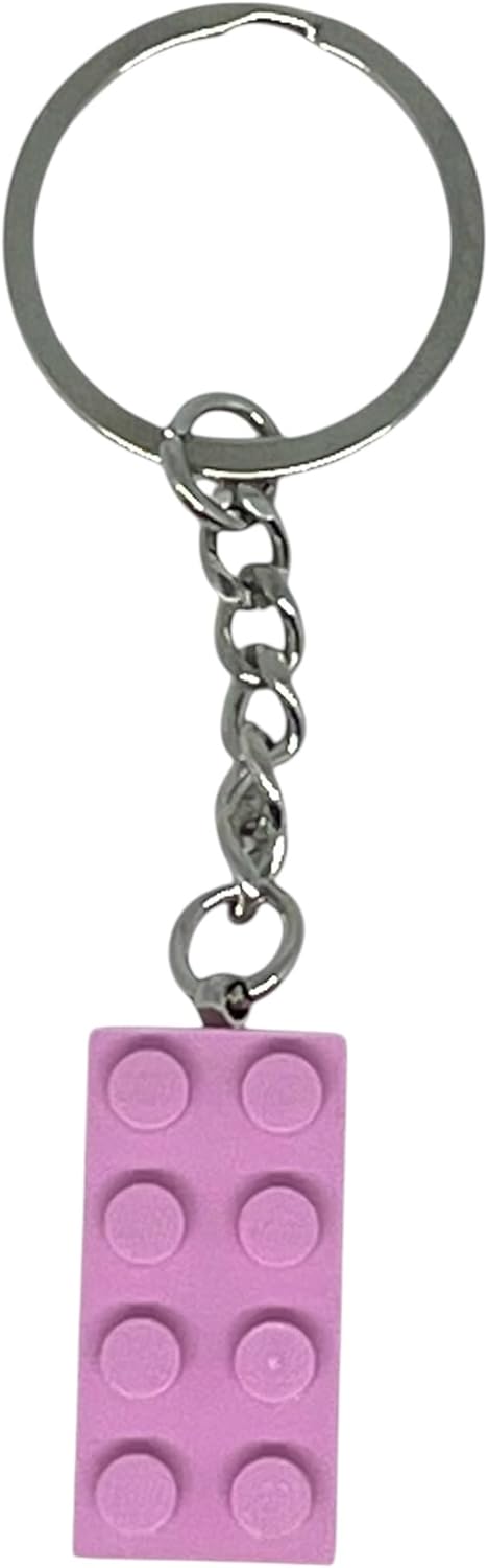 LEGO Key Chain Pink Brick