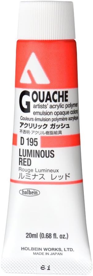 Holbein Acryla Gouache - Luminous Red