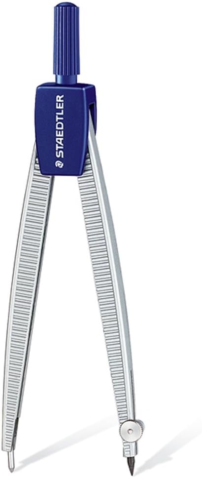 STAEDTLER 550 60 Noris School Compass with Universal Adapter, Lead Box and Spare Lead Part (300 mm Diameter)