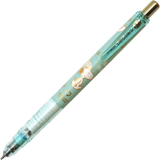 Zebra P-MAS85-SN3-G Delgard Snoopy Mechanical Pencil, 0.3mm, Green