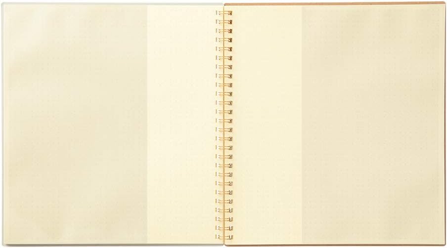 DESIGNPHIL Midori 15260006 Notebook with Pocket, Gray – A5 Japanese Stationery