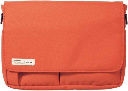 LIHIT LAB Carrying Pouch (Laptop Sleeve), 6.7 x 9.4 Inches, Orange (A7575-4)