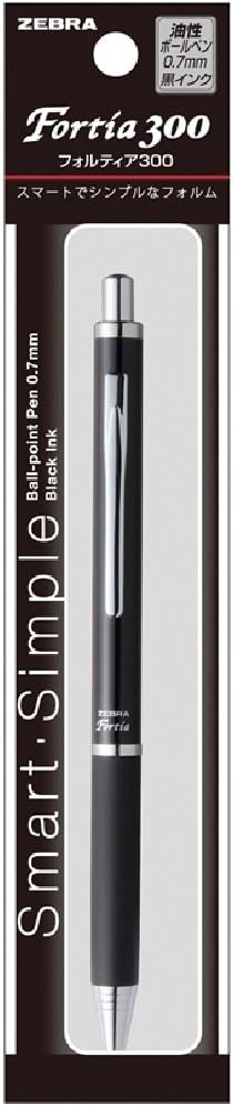 ZEBRA oil-based ballpoint pen folder tier 300 P-BA80-BK Black