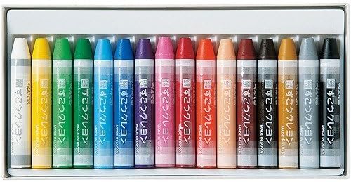 Pentel Smiling Crayons, 16 Colors, PTCGP3-16, 1 Count