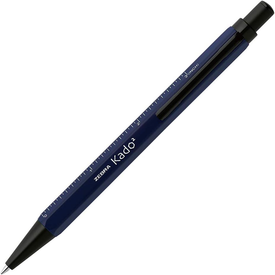 ZEBRA Emulsion Ballpoint Pen Kadokado 0.7mm, Navy Body (BA104-NV)